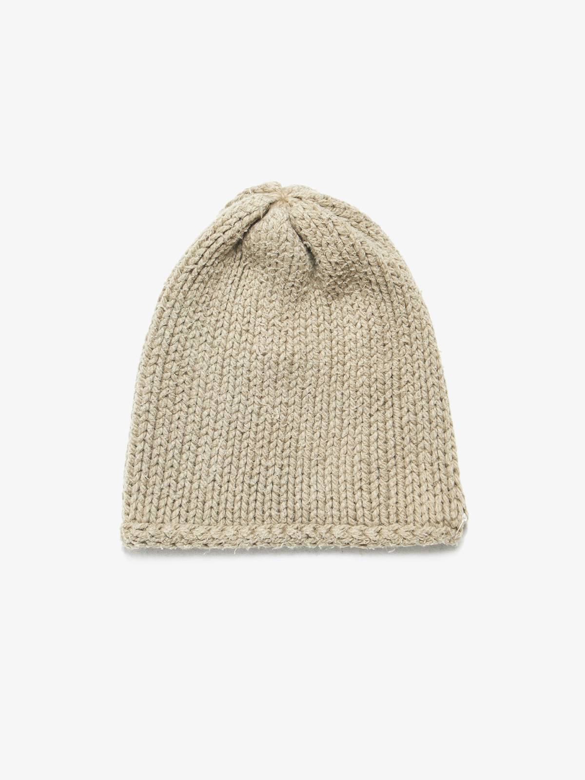 Greg Lauren Male Beige Knitted Sage 