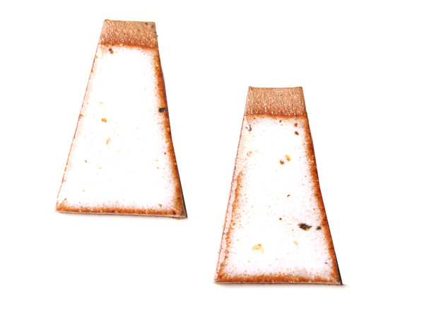 Maple & Mauve Natural Stone Deco Earring Maple & Mauve Natural Stone Deco Earring