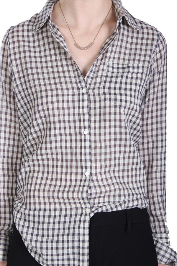 Nili Lotan Shirt Gingham Nili Lotan Shirt Gingham