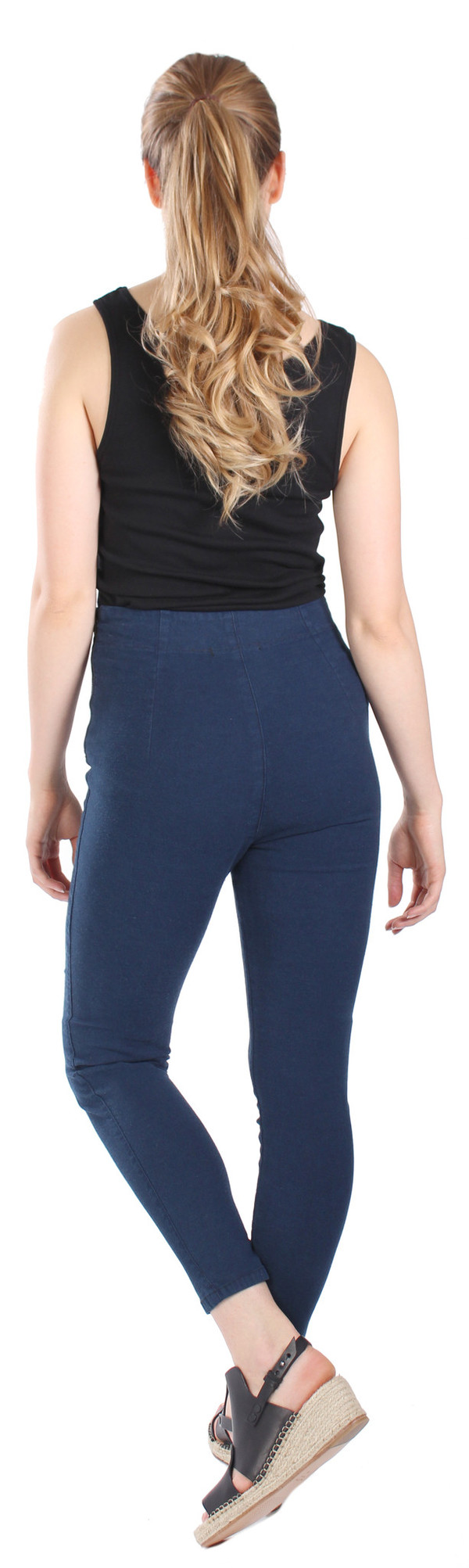 Pre-Order: A/L Cigarette Legging in Deep Blue Pre-Order: A/L Cigarette Legging in Deep Blue