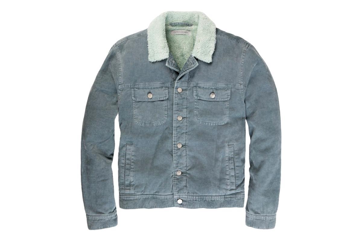Outerknown Paz Cord Trucker - Ash Blue 