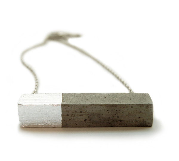 Silver Leaf Rectangle 20" Chain Necklace Silver Leaf Rectangle 20" Chain Necklace