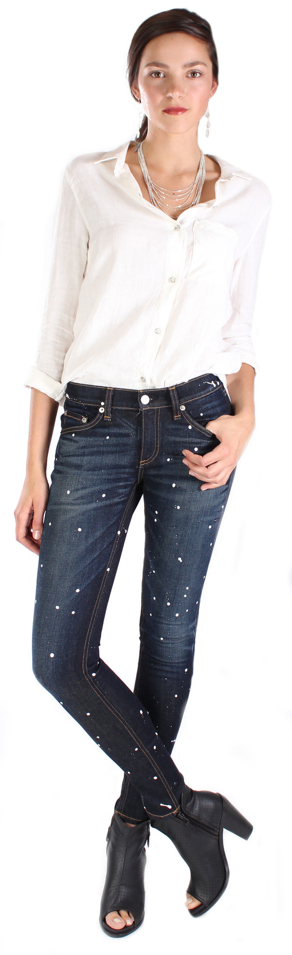 Rag & Bone Skinny Jean in Anfield Splatter Rag & Bone Skinny Jean in Anfield Splatter