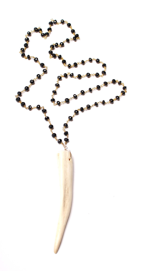 James and Jezebelle Spinel and Antler Necklace James and Jezebelle Spinel and Antler Necklace