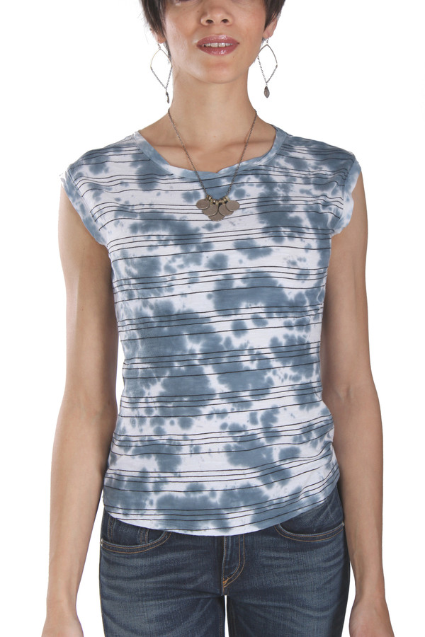 Stripe Slub Muscle Tee Stripe Slub Muscle Tee