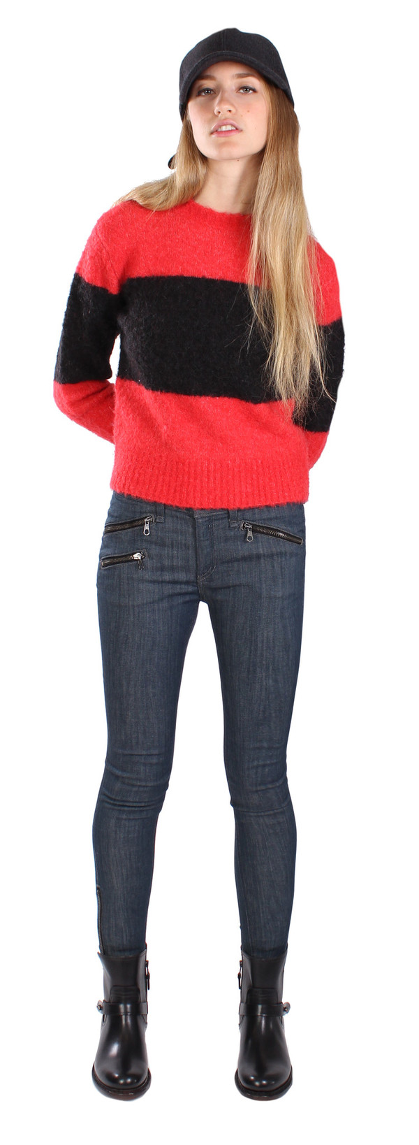 YMC Striped Crop Knit YMC Striped Crop Knit