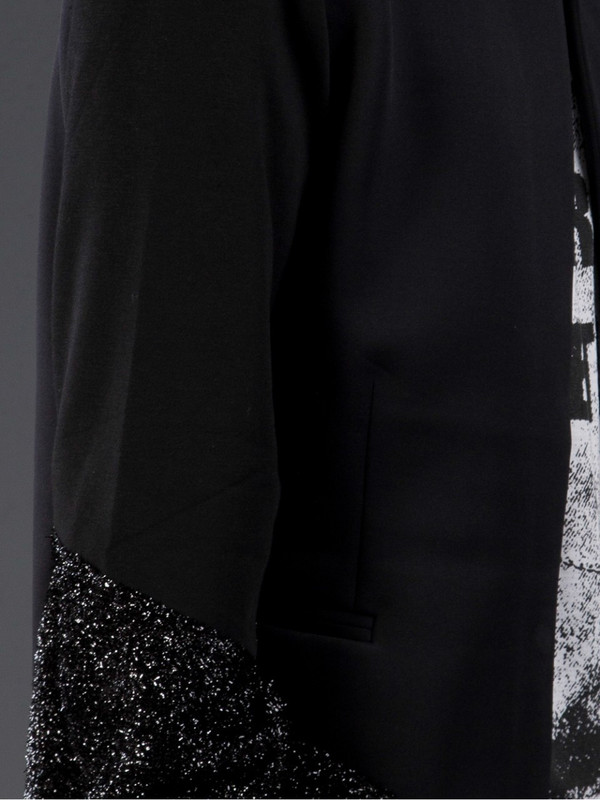 MEN'S HORACE NEOPRENE TAILORED JACKET WITH LAME DETAILS MEN'S HORACE NEOPRENE TAILORED JACKET WITH LAME DETAILS