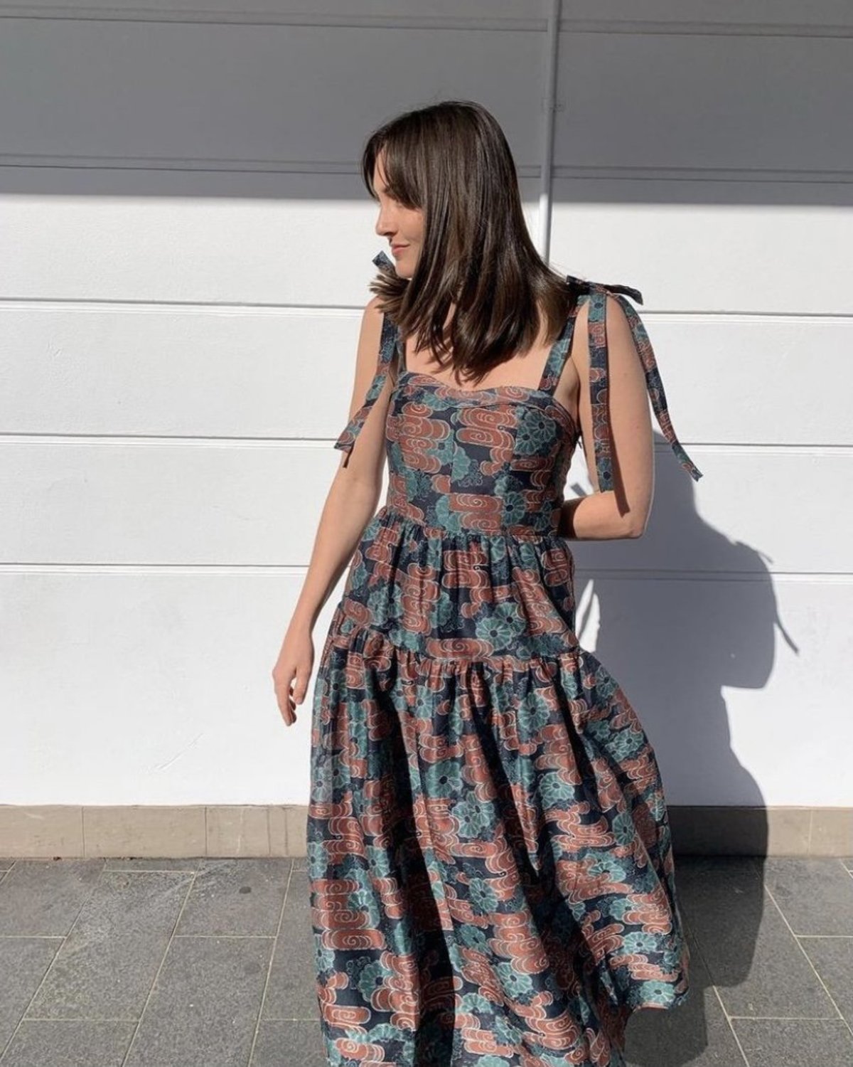 ulla johnson patchwork dress