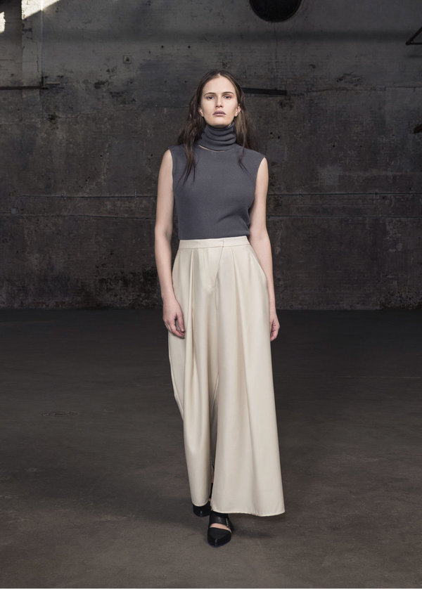 Vincetta Ivory Palazzo Trouser Vincetta Ivory Palazzo Trouser