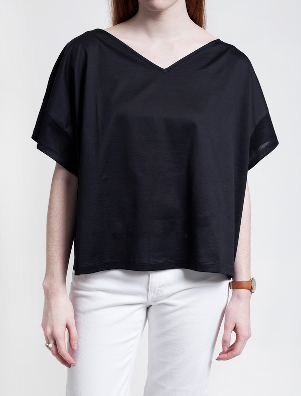 Derek Lam 10 Crosby Susanna T-shirt Dark Navy Derek Lam 10 Crosby Susanna T-shirt Dark Navy