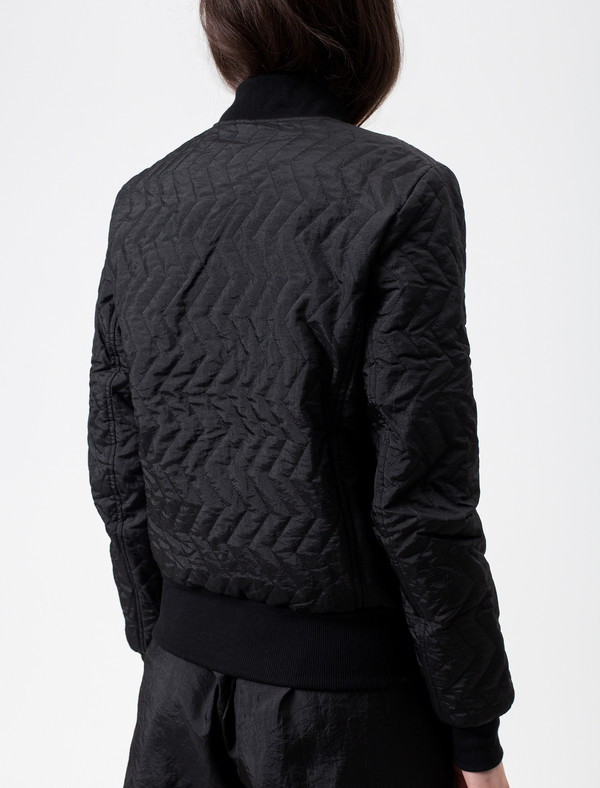 Christopher Raeburn Quilted Bomber Black Christopher Raeburn Quilted Bomber Black