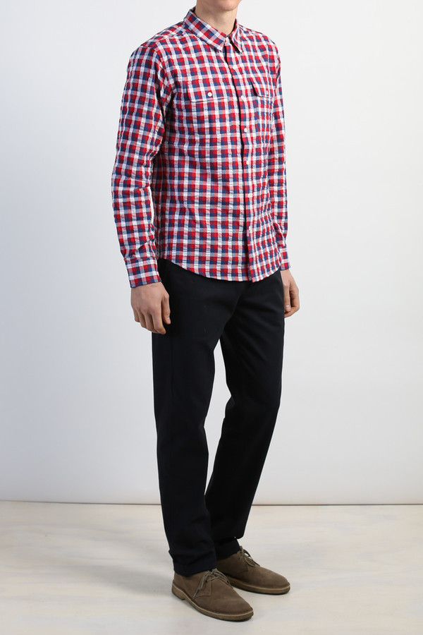 Bridge & Burn Franklin Red-Blue Plaid Bridge & Burn Franklin Red-Blue Plaid