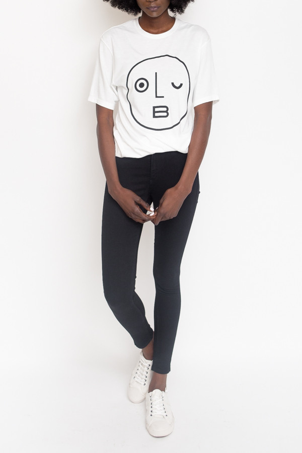 Olderbrother Sonora Tee OB Logo / White Olderbrother Sonora Tee OB Logo / White