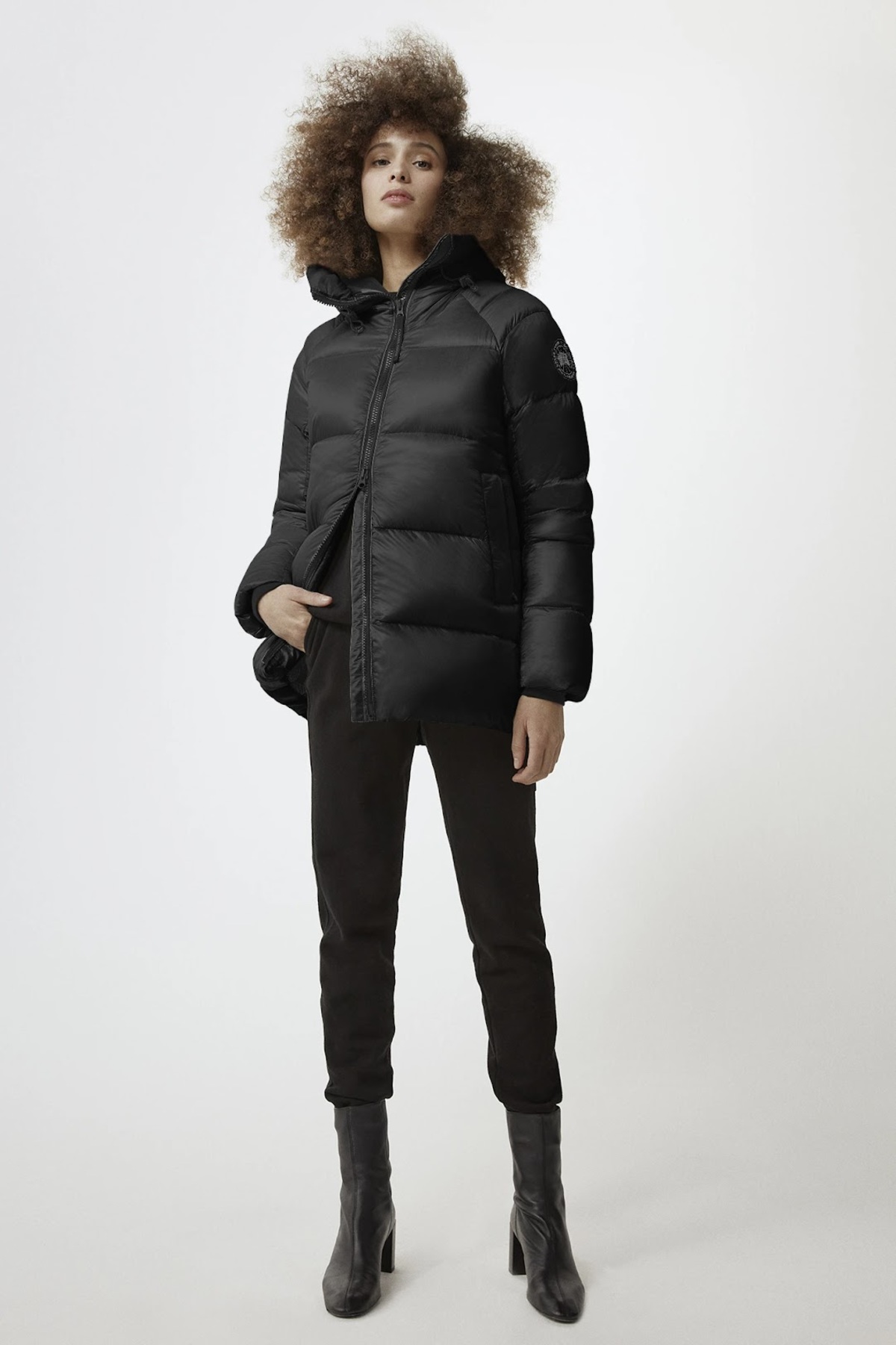 midium puffer down jacket