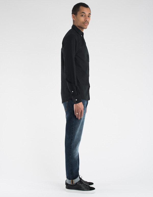 Men's Minimum Chris Shirt Pitch Black Men's Minimum Chris Shirt Pitch Black