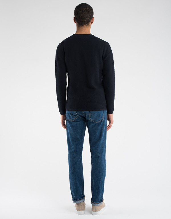 Minimum Reiswood Sweater Dark Navy Minimum Reiswood Sweater Dark Navy