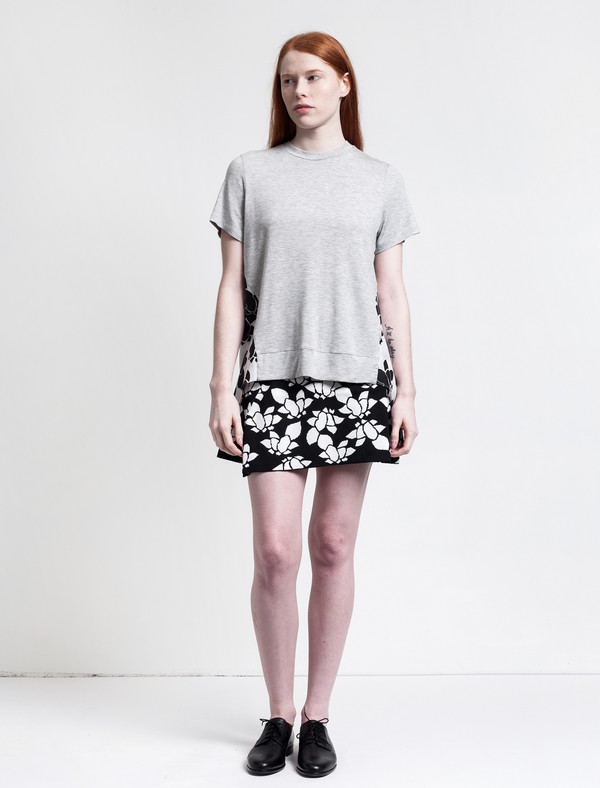 Thakoon Addition Voile Inset Tee Thakoon Addition Voile Inset Tee