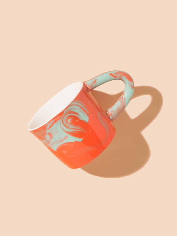 The Pursuits of Happiness Marbled Mug The Pursuits of Happiness Marbled Mug