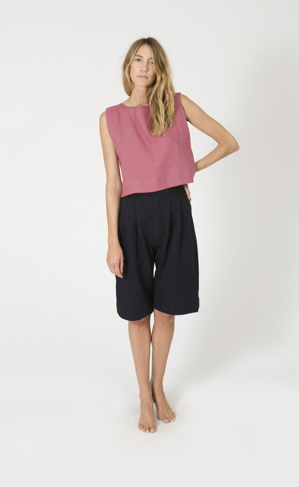 Ilana Kohn Kate Crop, Rose Ilana Kohn Kate Crop, Rose