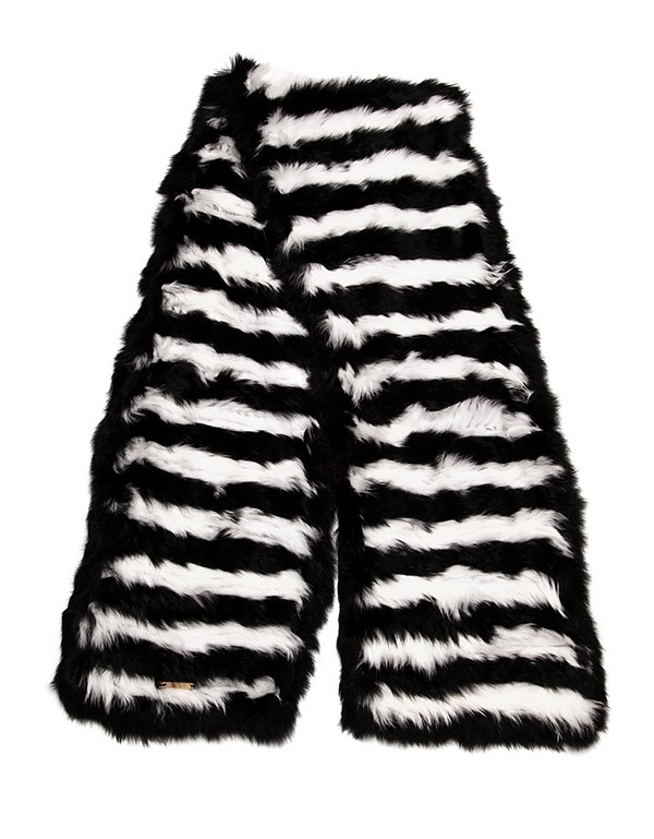 C/Fan Waldo Scarf, Black & White C/Fan Waldo Scarf, Black & White