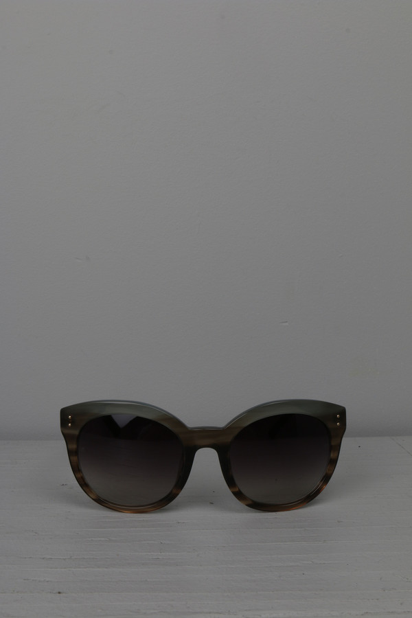 Linda Farrow Round Cat Eye Sunglasses Linda Farrow Round Cat Eye Sunglasses