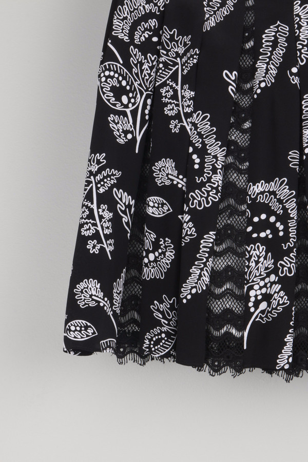 Thakoon Addition Lace Inset Skirt Thakoon Addition Lace Inset Skirt