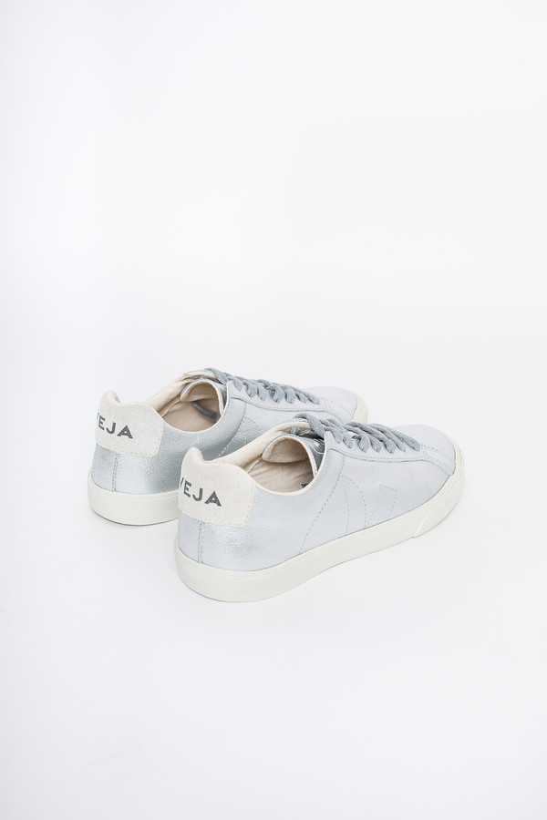 VEJA Esplar Low Top Sneaker In Silver Pierre VEJA Esplar Low Top Sneaker In Silver Pierre