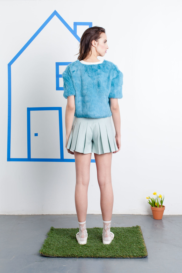 William Okpo Full Pleated Shorts William Okpo Full Pleated Shorts