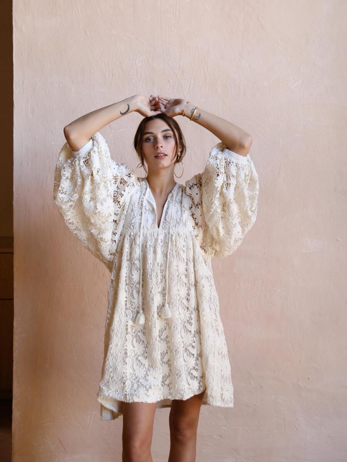 Mille Daisy Dress White Garmentory