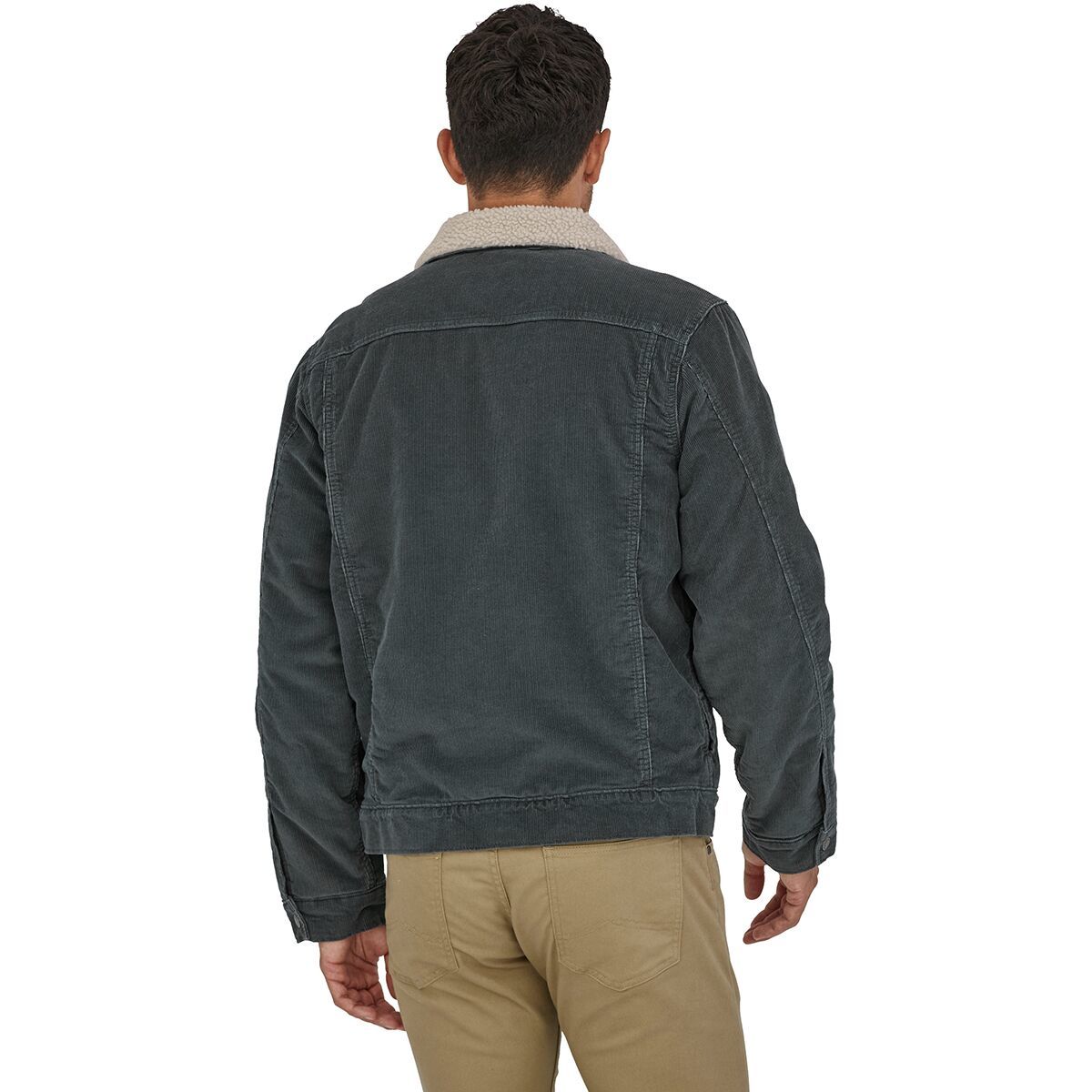 Pile Lined Trucker Jacket - Forge Grey 