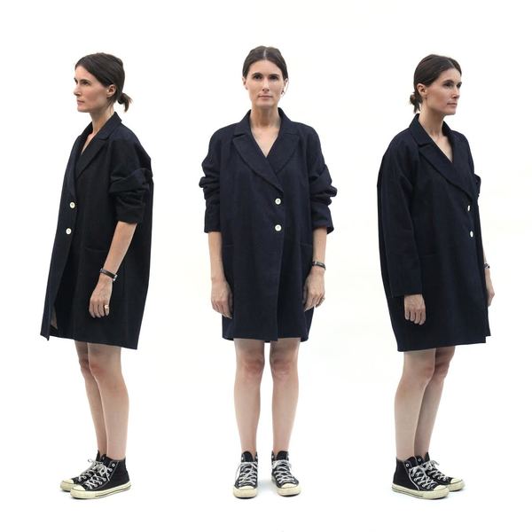 Sunja Link Tailored Denim Coat Sunja Link Tailored Denim Coat