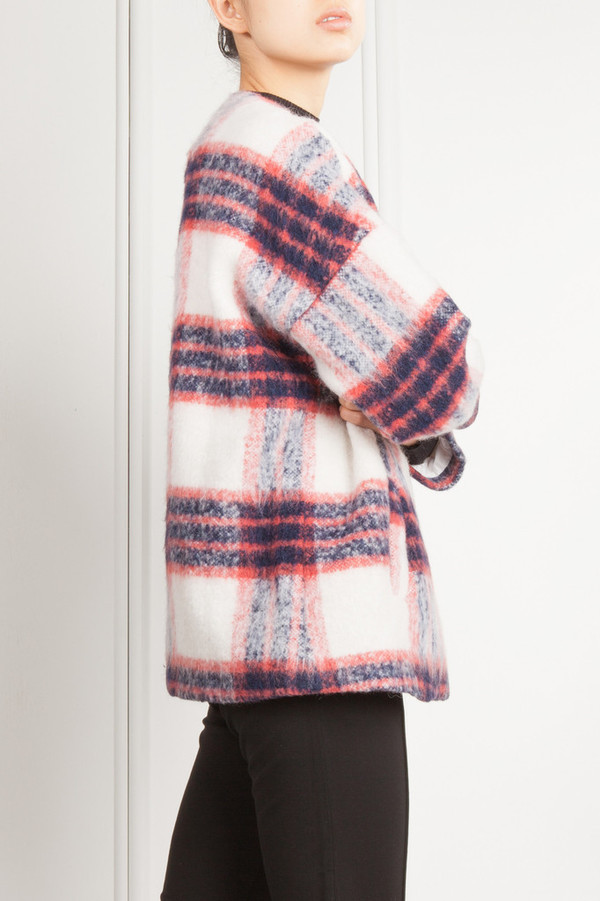 Few Moda Tartan Cardigan/Coat Few Moda Tartan Cardigan/Coat