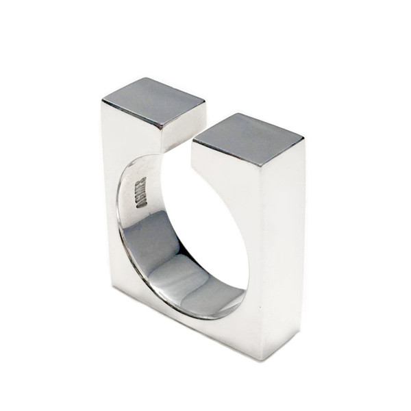 AGMES Wide Open Block Ring AGMES Wide Open Block Ring