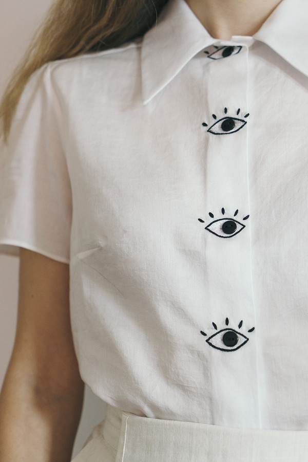 hannah kristina metz Baron's Eyes Blouse hannah kristina metz Baron's Eyes Blouse