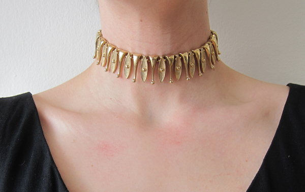 Gold Sarah Coventry Choker Gold Sarah Coventry Choker