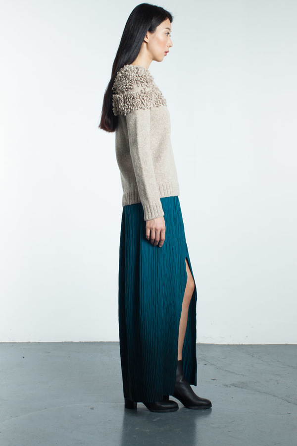 HARARE Airbrushed Pleated Skirt HARARE Airbrushed Pleated Skirt