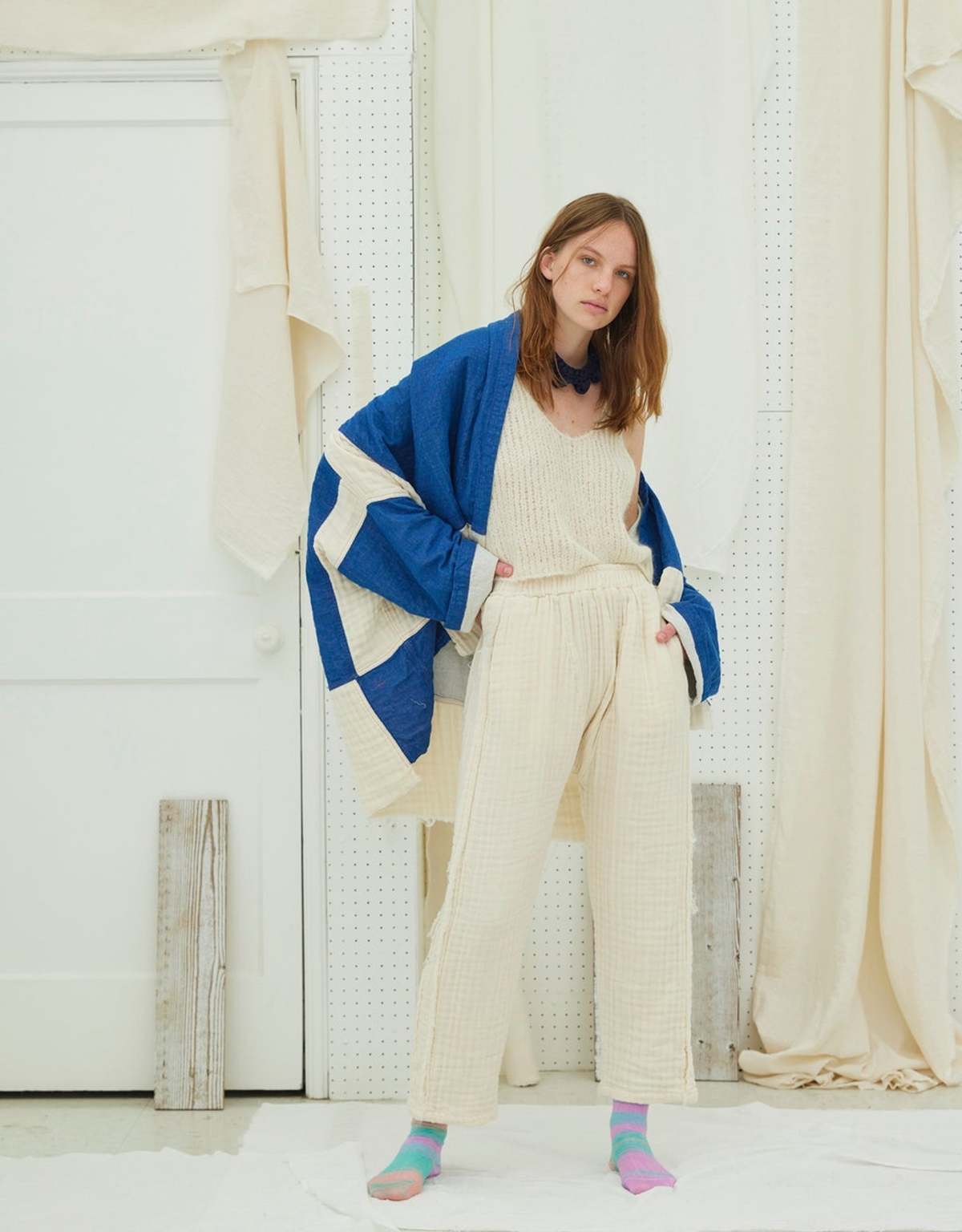 patchwork kimono jacket