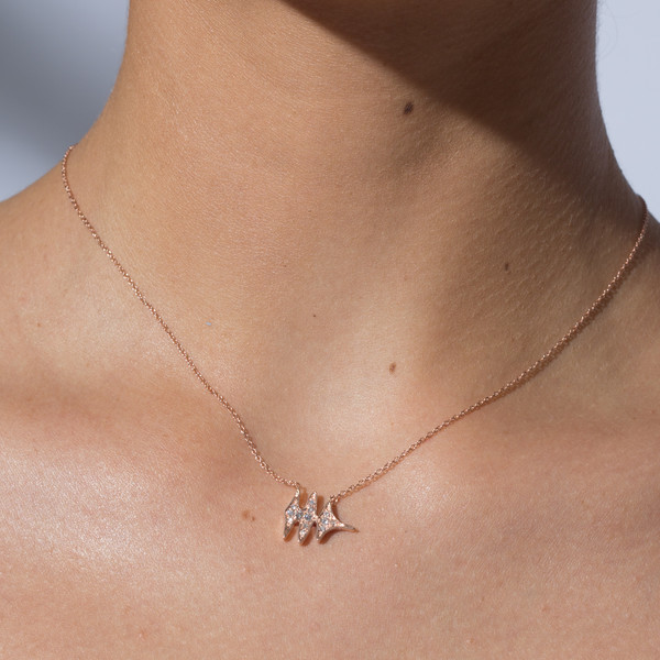 Shahla Karimi 14K Gold Sounds Necklace No. 1 - "Hello Gorgeous" - Barbra Streisand Shahla Karimi 14K Gold Sounds Necklace No. 1 - "Hello Gorgeous" - Barbra Streisand