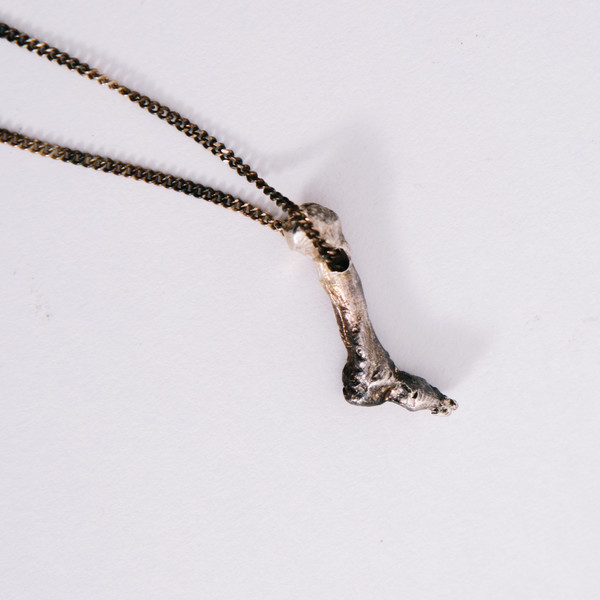 Alice Waese Silver Foot Pendant Alice Waese Silver Foot Pendant
