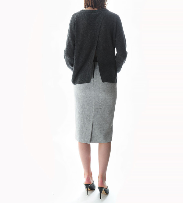 Mason By Michelle Mason Open Back Sweater Mason By Michelle Mason Open Back Sweater