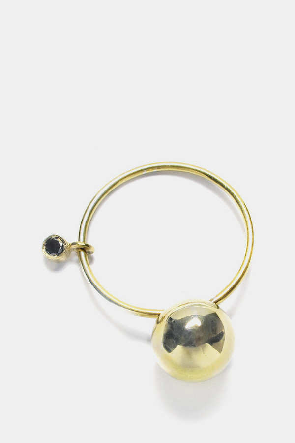 Sara Lasry 18K Gold Ball Toy Ring Sara Lasry 18K Gold Ball Toy Ring