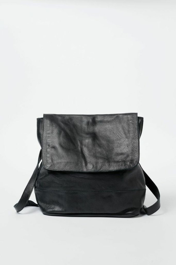 Clyde Leather Room Backpack - Black Clyde Leather Room Backpack - Black