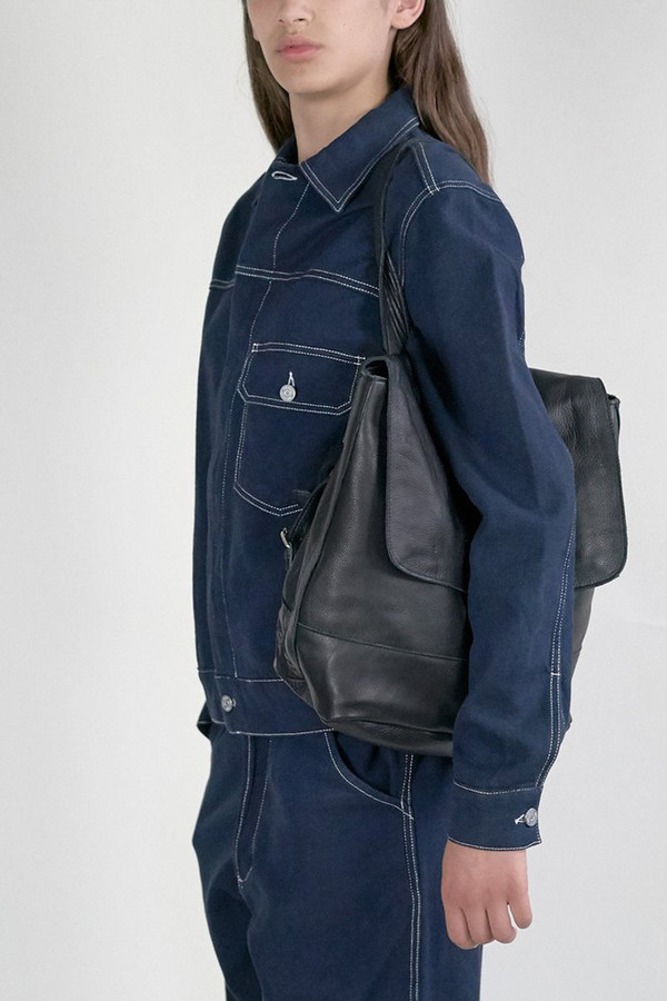 Clyde Leather Room Backpack - Black Clyde Leather Room Backpack - Black