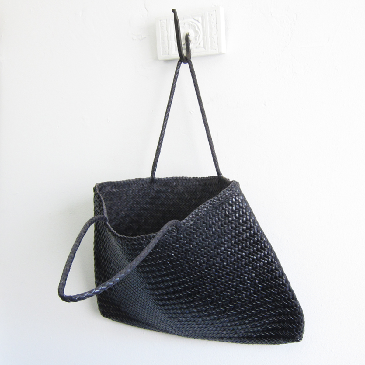 Dragon Diffusion Woven Leather Sophie Tote Bag Black Garmentory