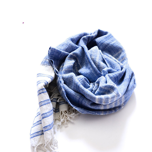 Ichcha Blue Rann Scarf Ichcha Blue Rann Scarf