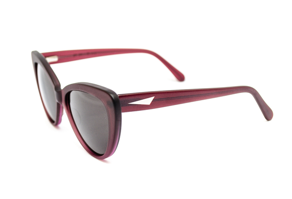 Prism Capri Sunglasses in Matte Plum Gradient Prism Capri Sunglasses in Matte Plum Gradient