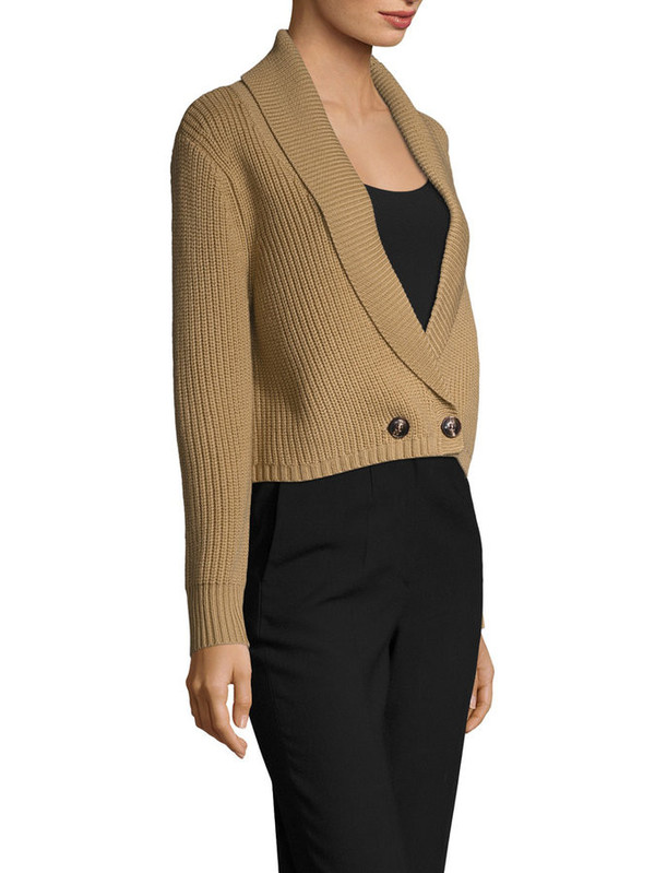 Cosette Louisa Cropped Cardigan Camel Cosette Louisa Cropped Cardigan Camel