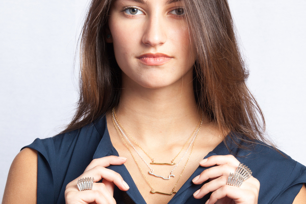 Shahla Karimi Subway Series Pendant Necklace - Inwood to Word Trade Center Shahla Karimi Subway Series Pendant Necklace - Inwood to Word Trade Center