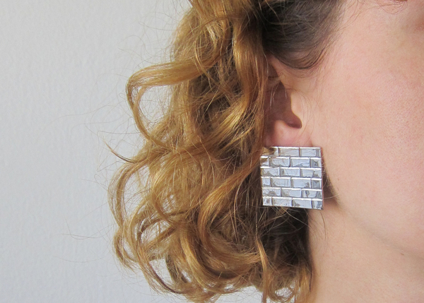 brick wall earrings brick wall earrings