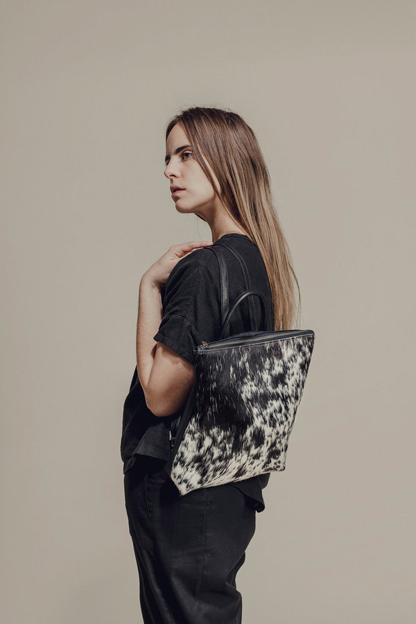 Primecut SPOTTED COWHIDE BACKPACK Primecut SPOTTED COWHIDE BACKPACK